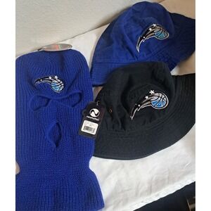 Orlando Magic Hat Lot Bucket Hats And Blue Balaclava Beanie NBA New With Tags